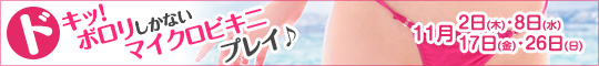 ドキッ！ポロリしかないマイクロビキニプレイ♪